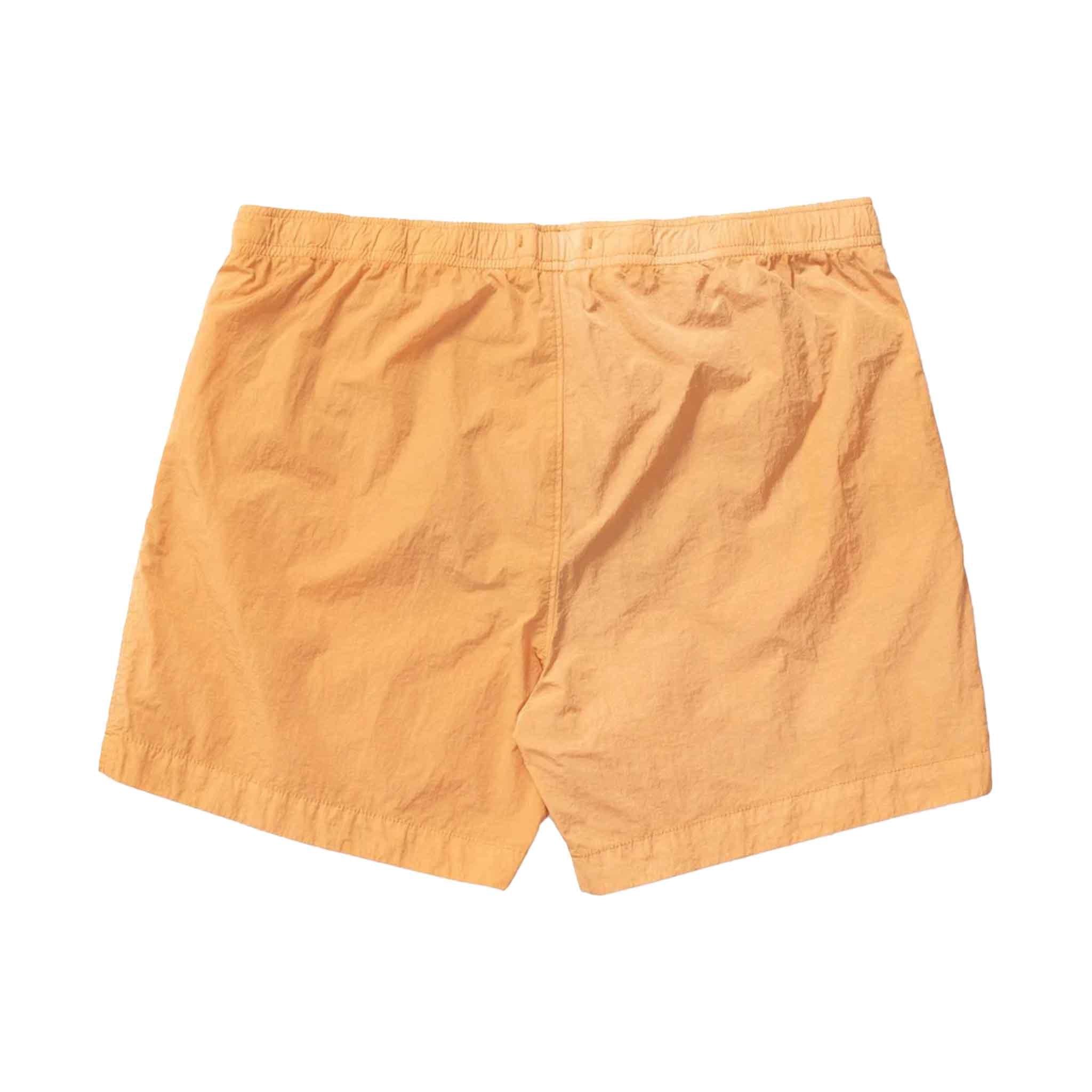C.P. Company Eco-Chrome-R Swimshorts in Pastry Shell- Orange