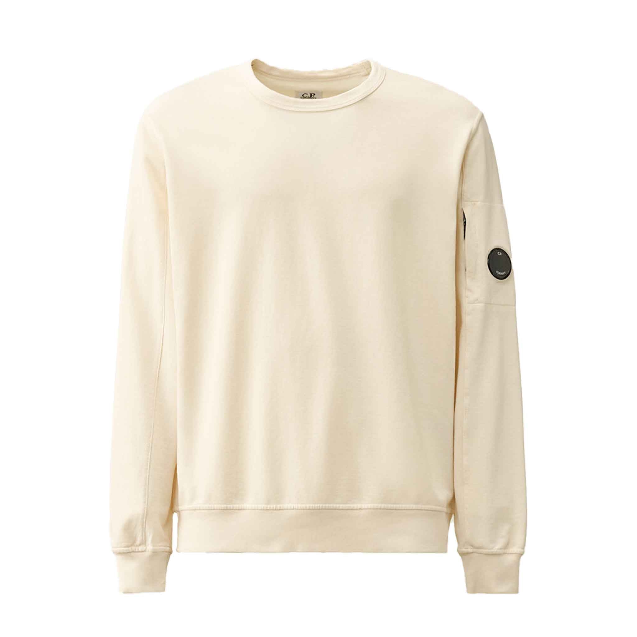 C.P. Company Light Fleece Sweatshirt in Pistachio Shell