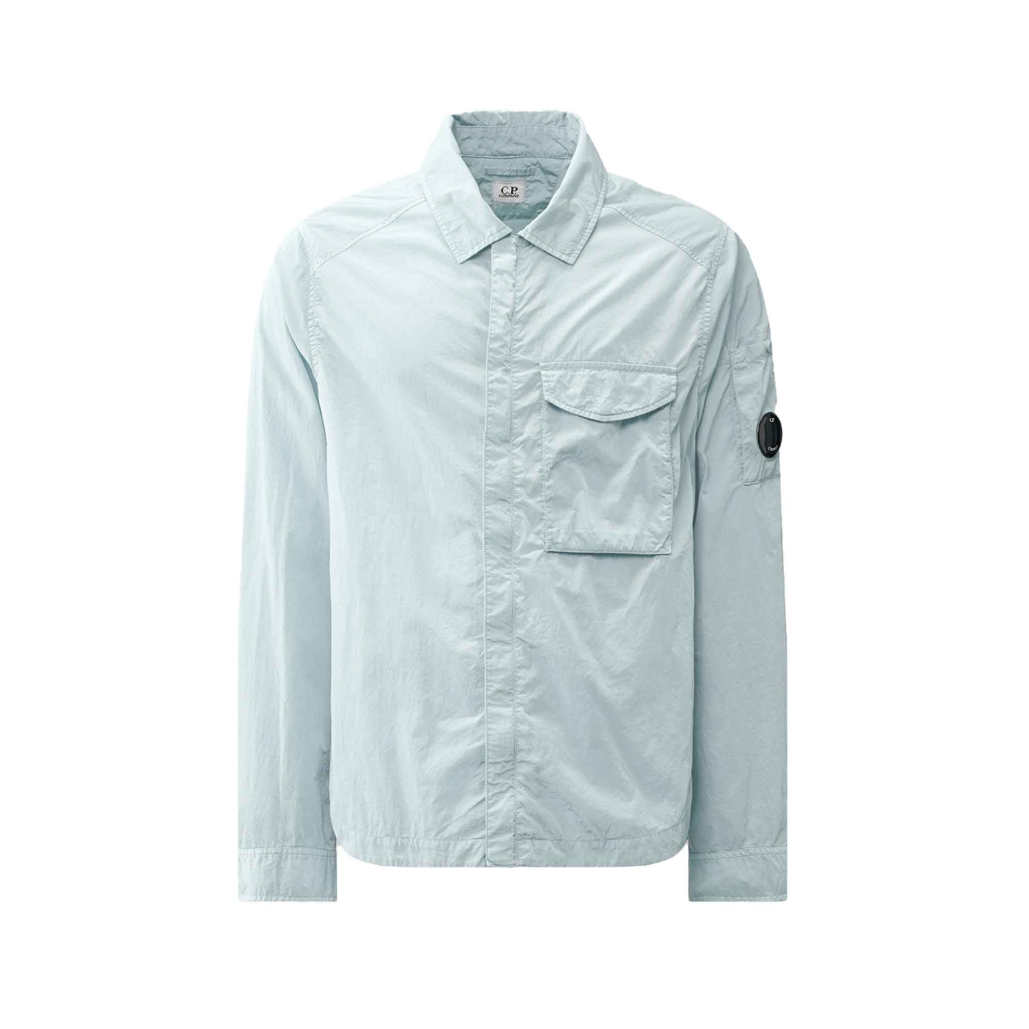 C.P. Company Chrome-R Pocket Overshirt in Starlight Blue