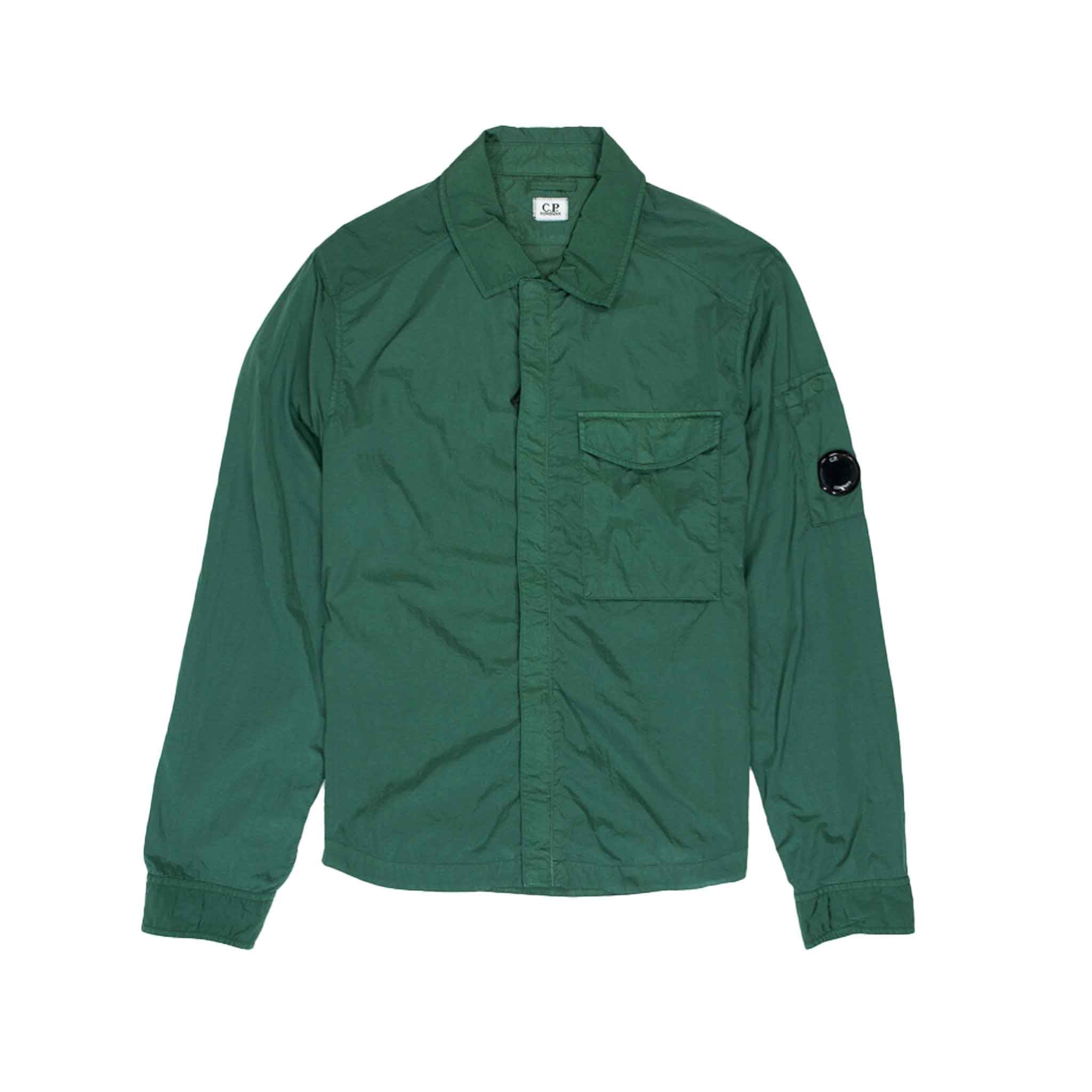 C.P. Company Chrome-R Pocket Overshirt in Duck Green
