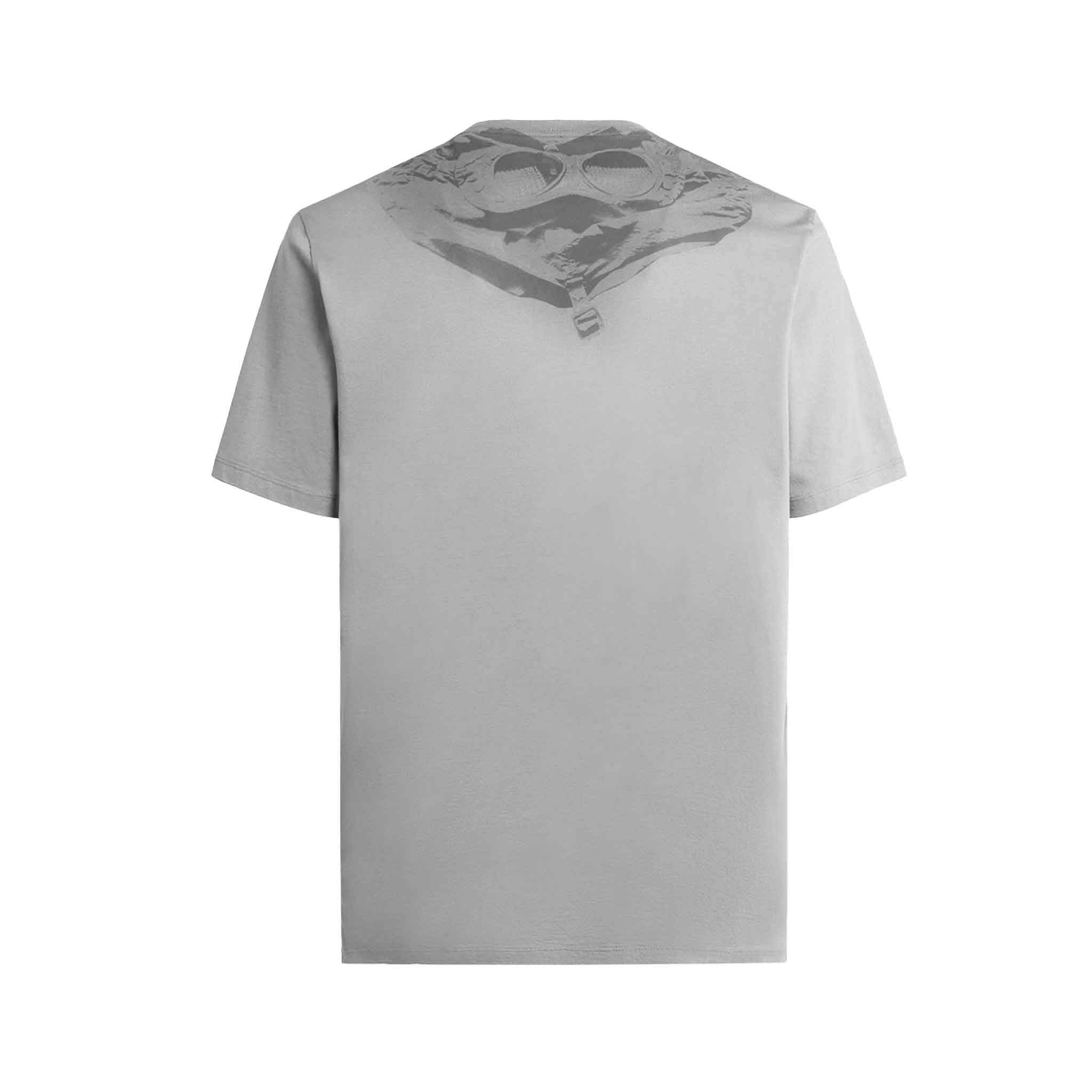 C.P. Company 30/1 Jersey Goggle T-shirt in Drizzle Grey