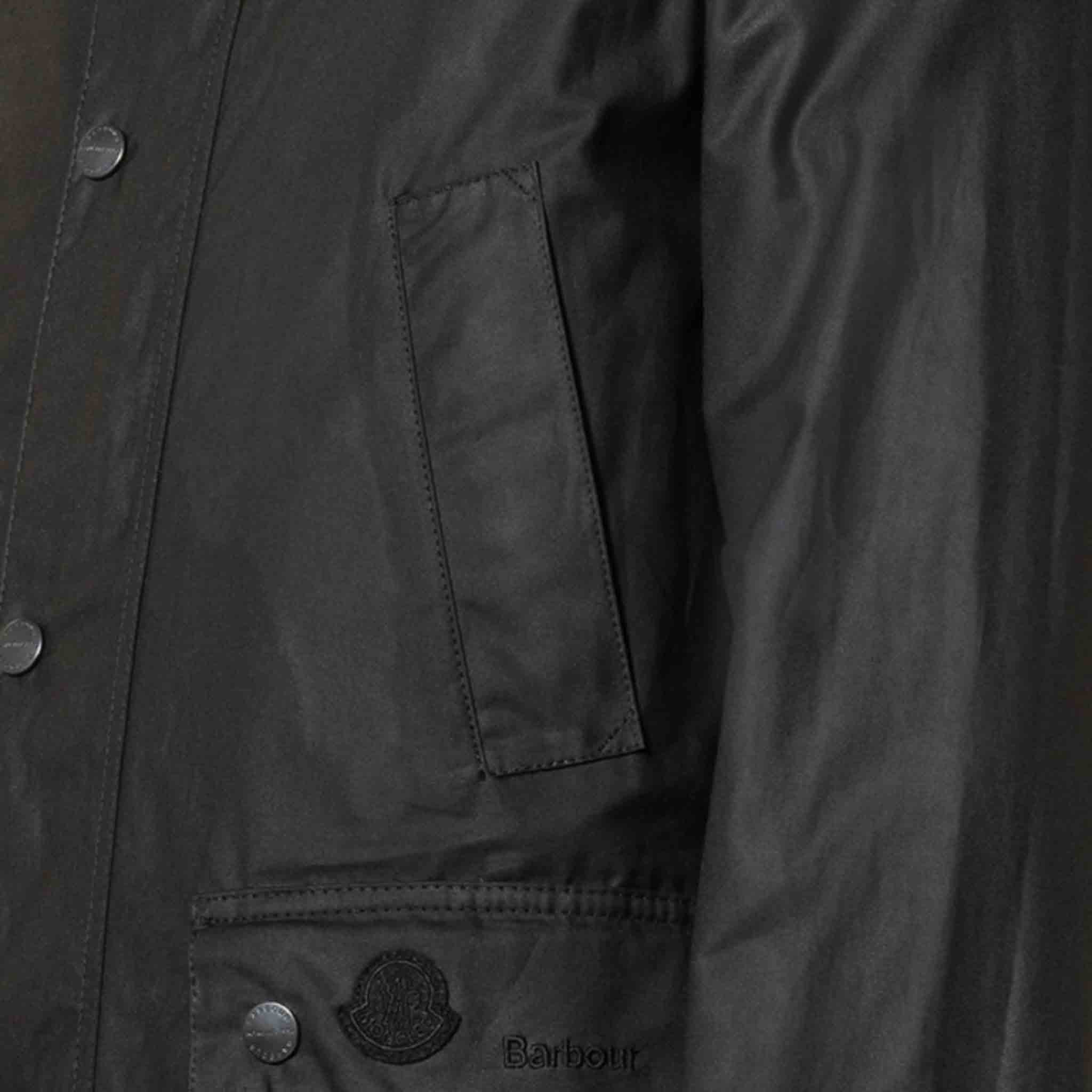 Moncler Genius X Barbour Men's Wight Jacket in Black