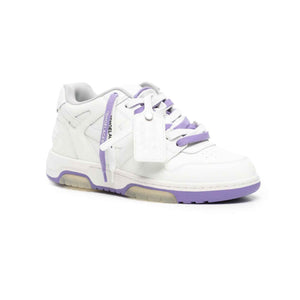 OFF-WHITE Out Of Office Sneaker Leather in White/Lilac