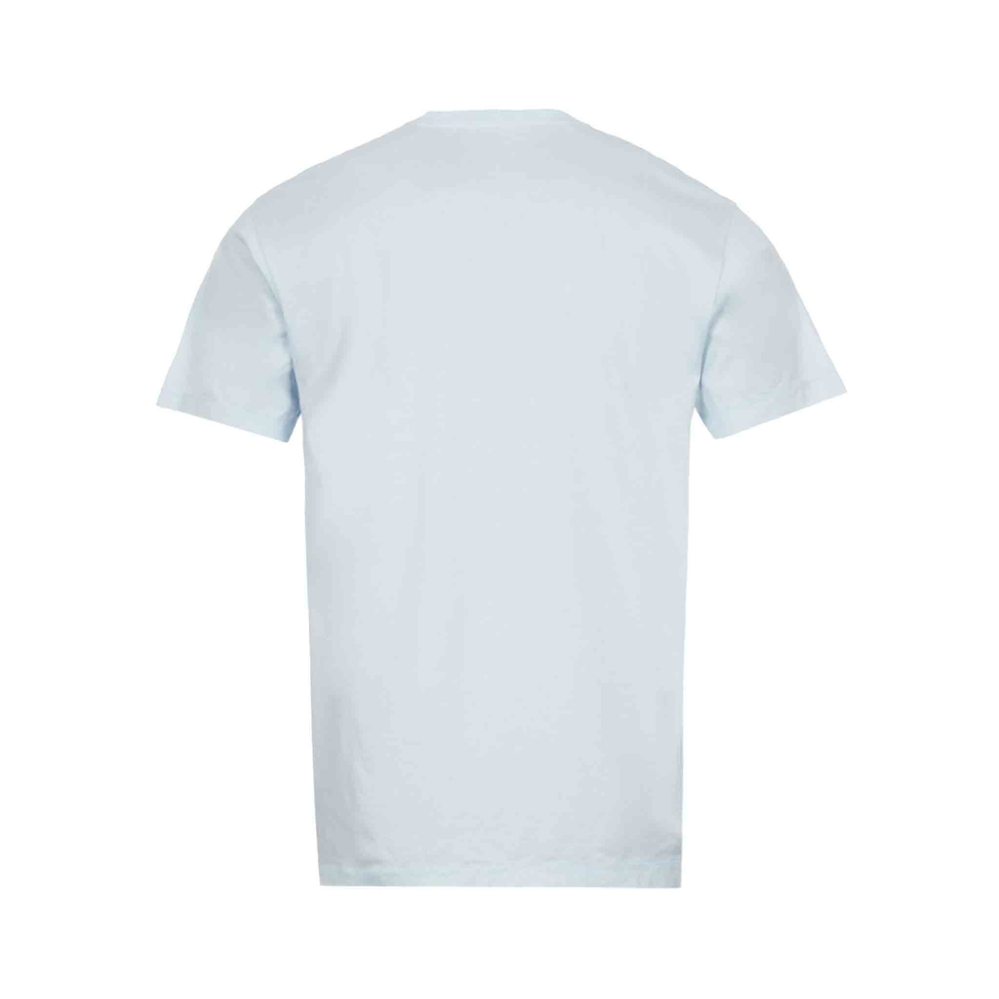 Stone Island Compass Logo T-Shirt in Sky Blue