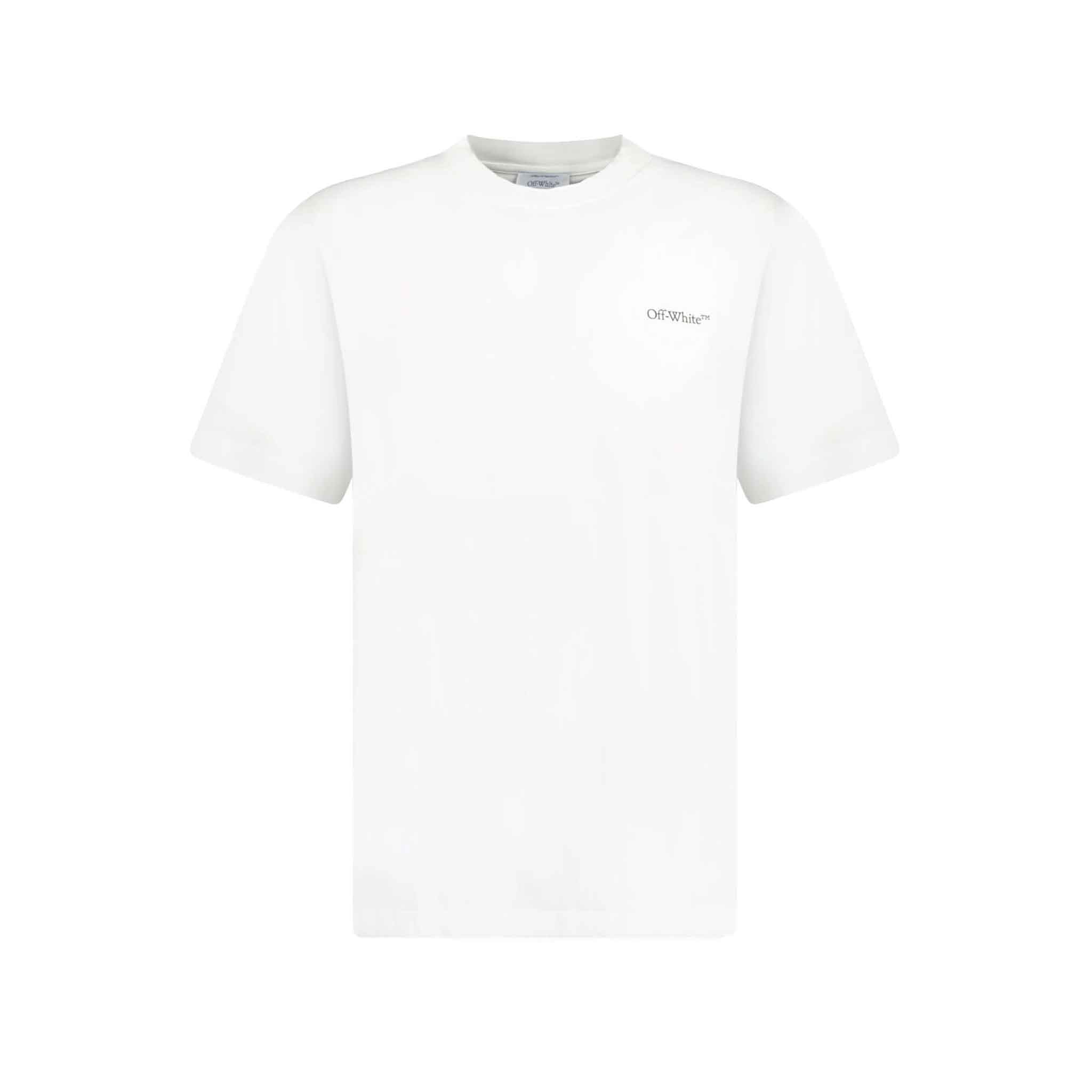 OFF-WHITE Scratch Arrow Slim T-Shirt in White