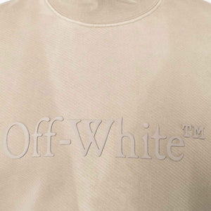 OFF-WHITE Laundry Skate Crewneck in Beige