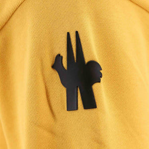 Moncler Grenoble Mens Logo Hoodie in Yellow