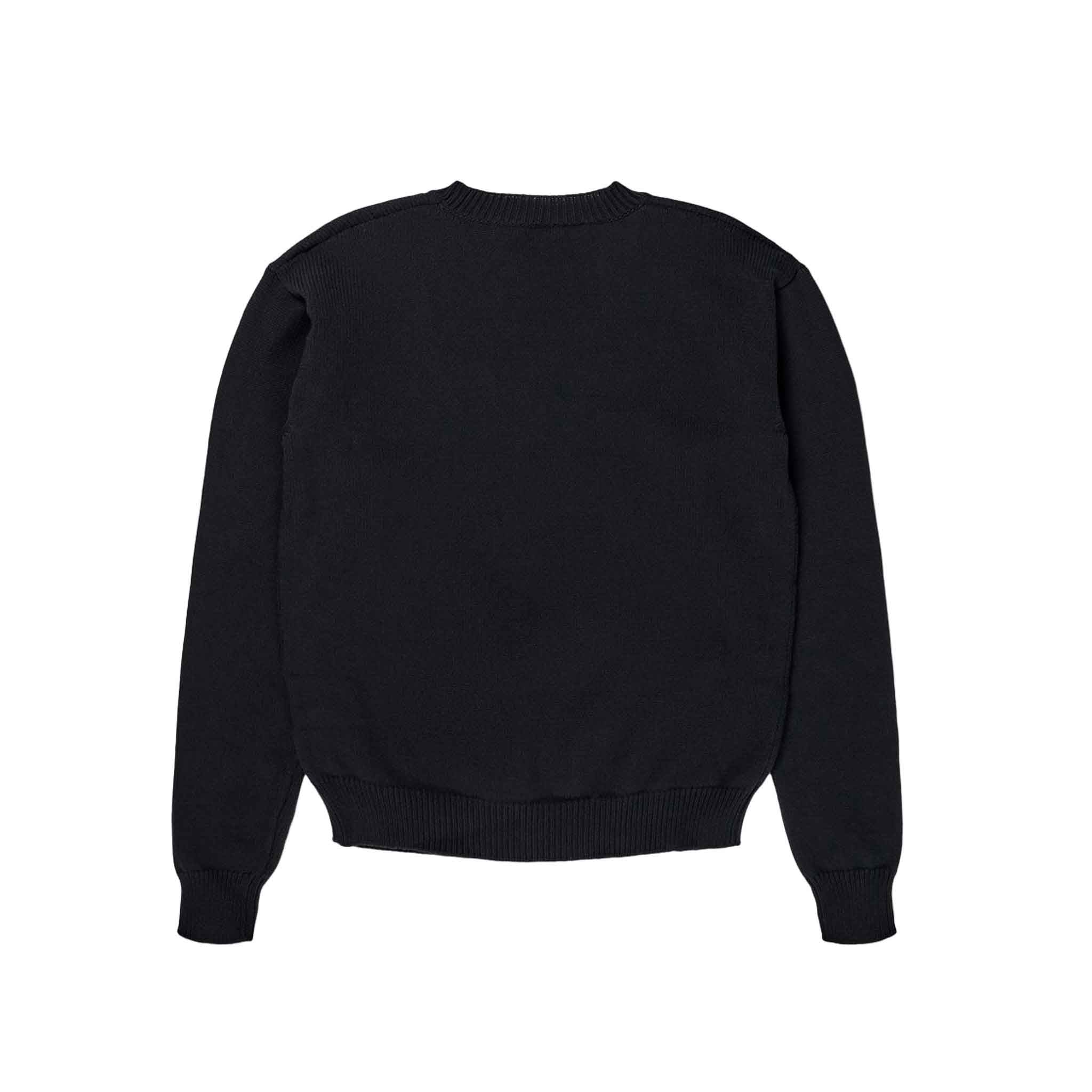 OFF-WHITE Single Arrow Crewneck Knit in Washed Black
