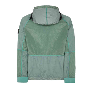 Stone Island Nylon Metal Watro-TC Hooded Jacket in Light Green