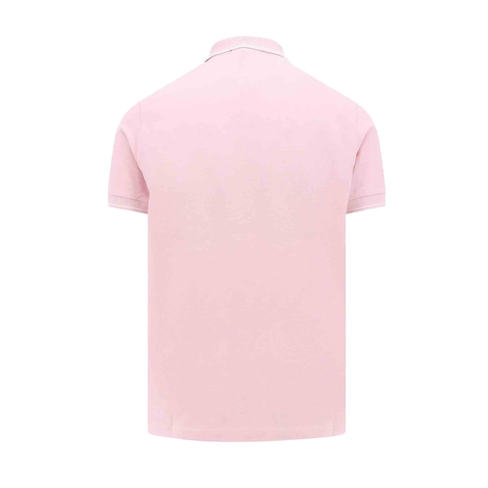 Stone Island Compass Logo Polo in Pink