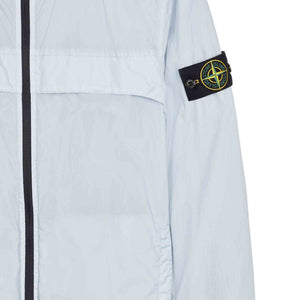 Stone Island Garment Dyed Crinkle Reps R-NY Overshirt in Sky Blue