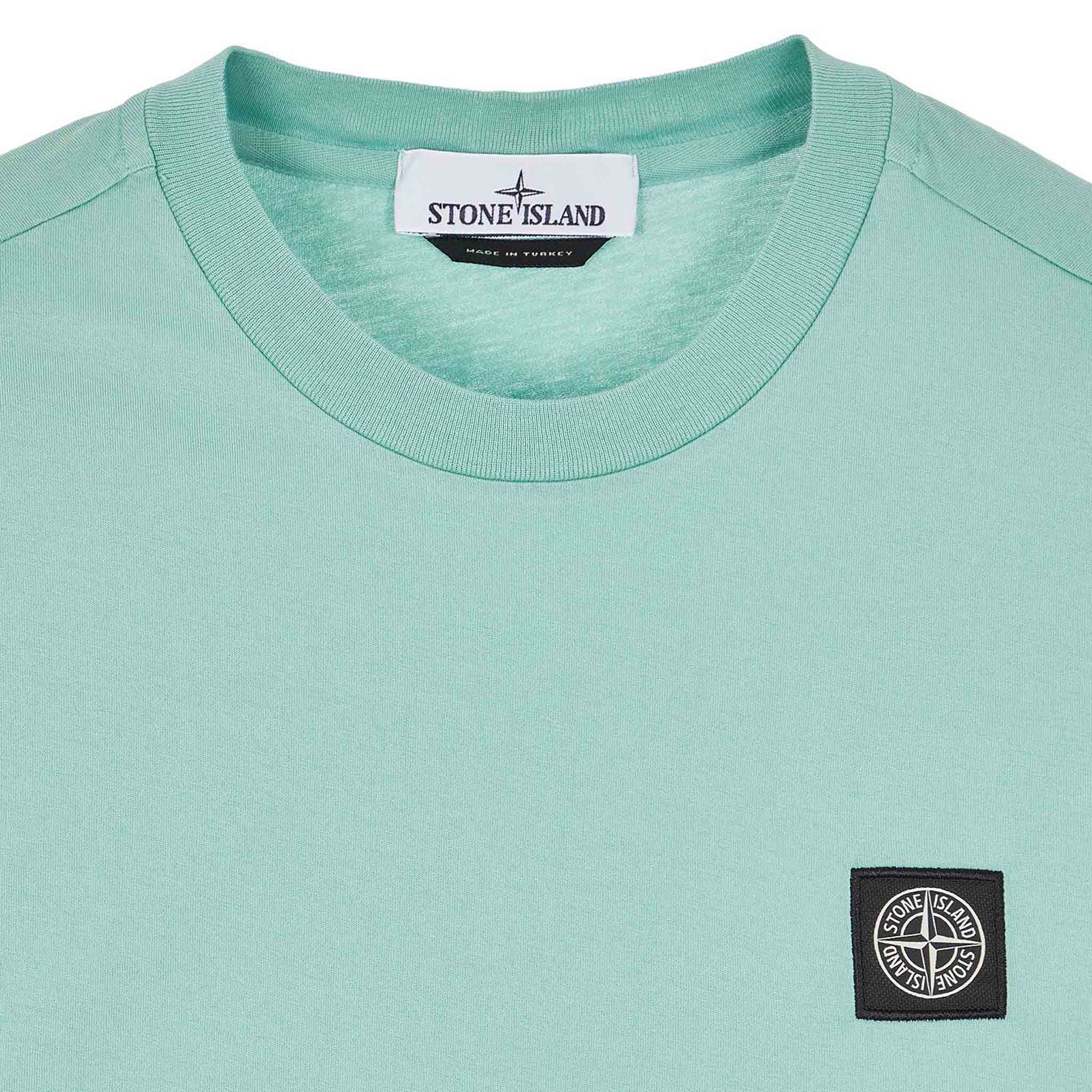 Stone Island Compass Logo T-Shirt in Light Green