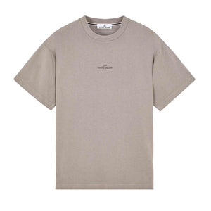 Stone Island "Camo One" Print T-Shirt in Dove Grey