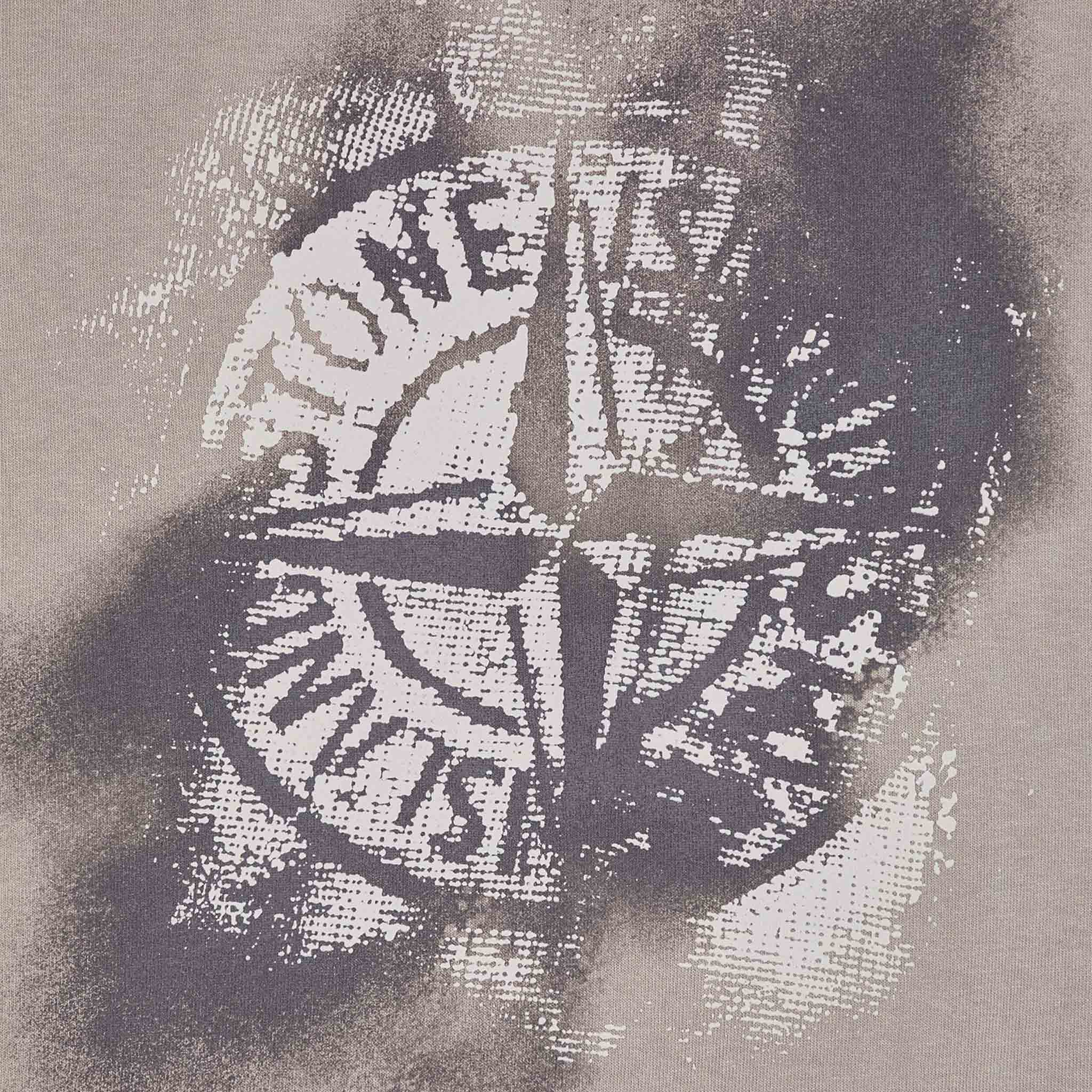 Stone Island "Camo One" Print T-Shirt in Dove Grey