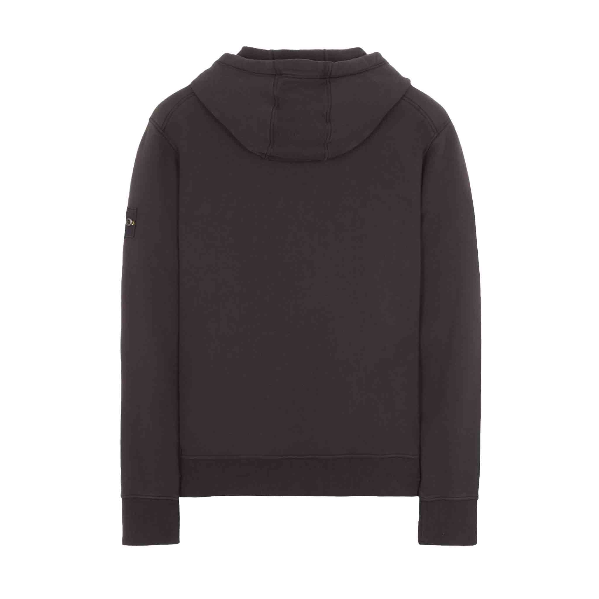 Stone Island Garment Dyed Hooded Sweatshirt in Steel Grey