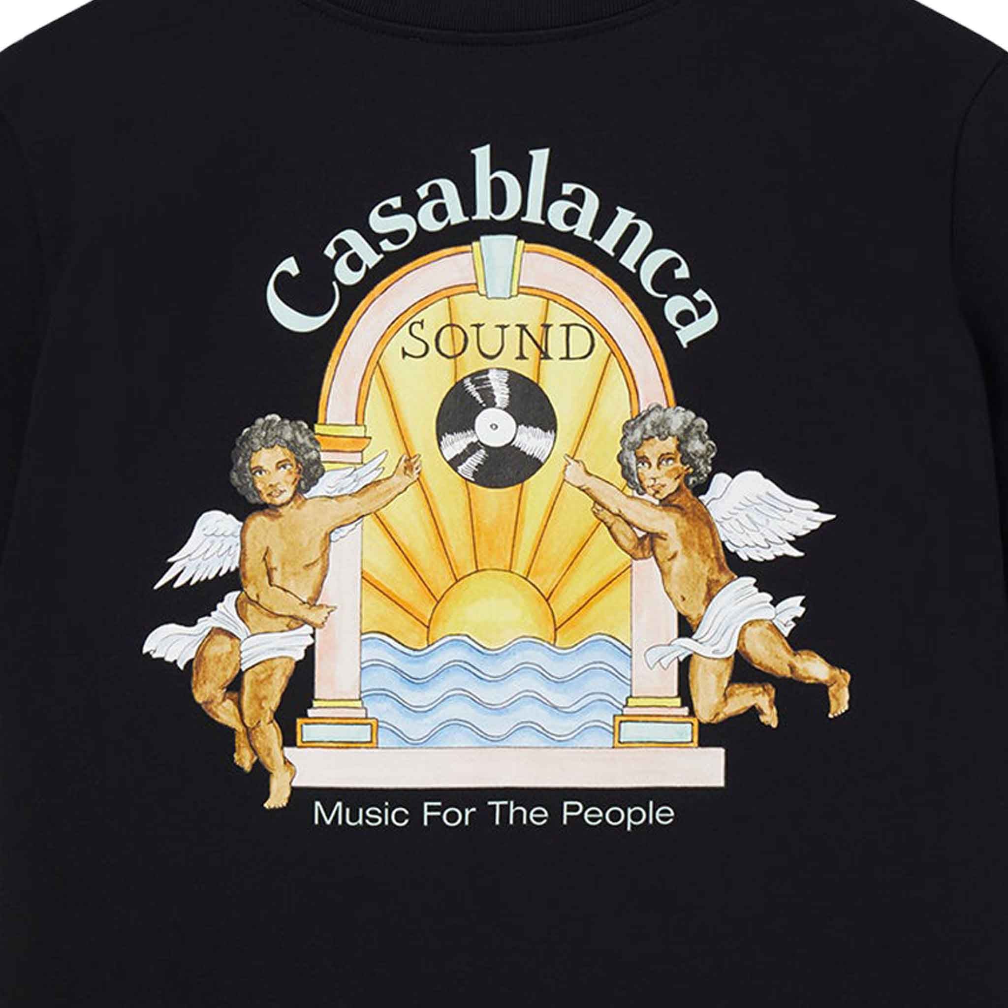Casablanca Studio De Musique T-Shirt in Black