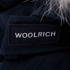 Woolrich Mens Arctic Detachable Fur Parka in Melton Blue