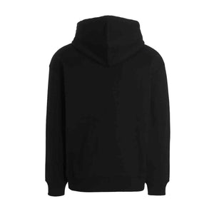 Valentino Embroidered Logo Hoodie in Black