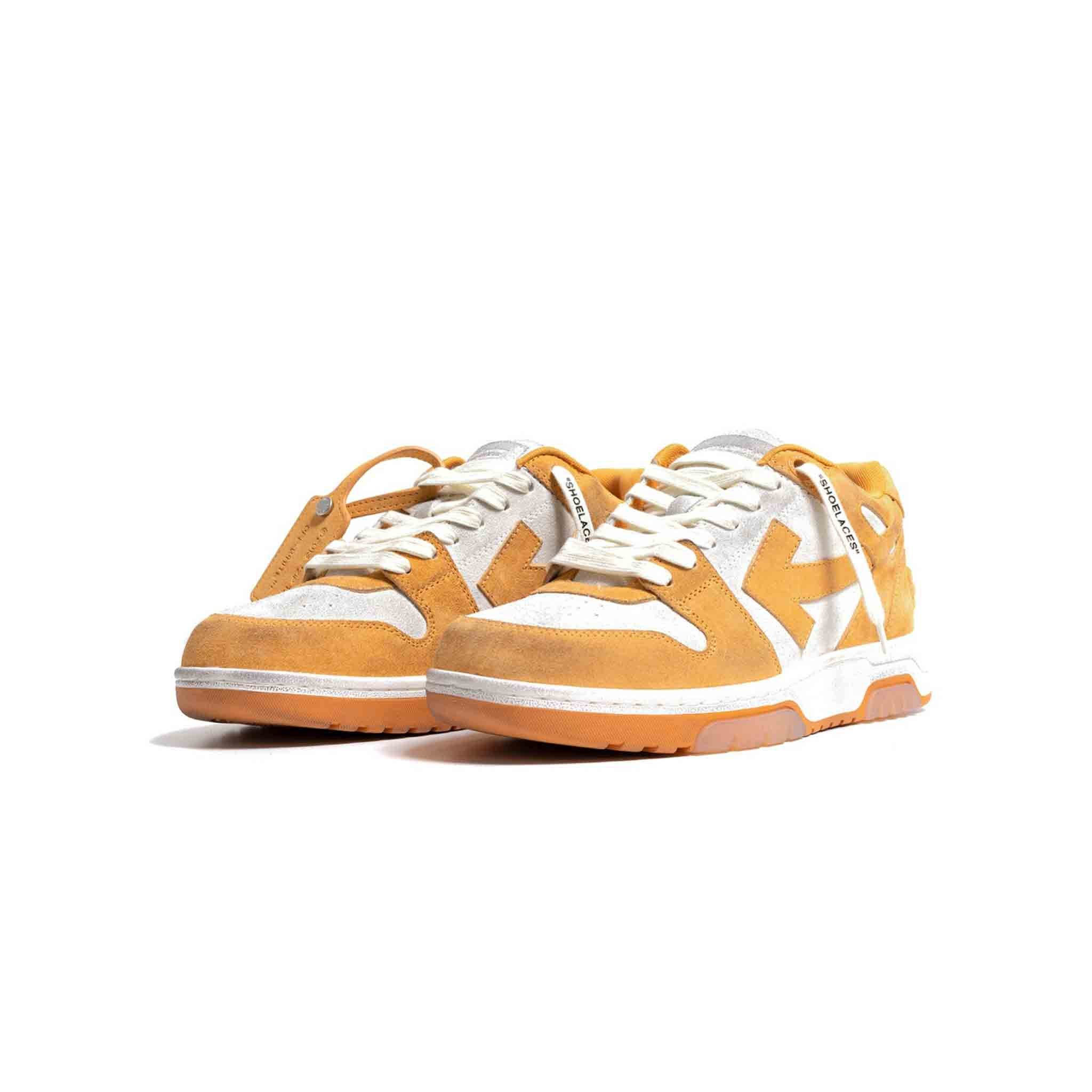 OFF-WHITE Out Of Office Vintage Suede in Orange/White