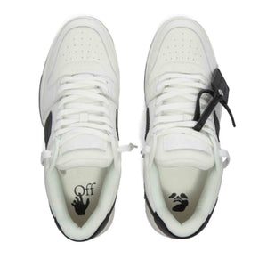 OFF-WHITE Out Of Office Calf Leather in White/ Black