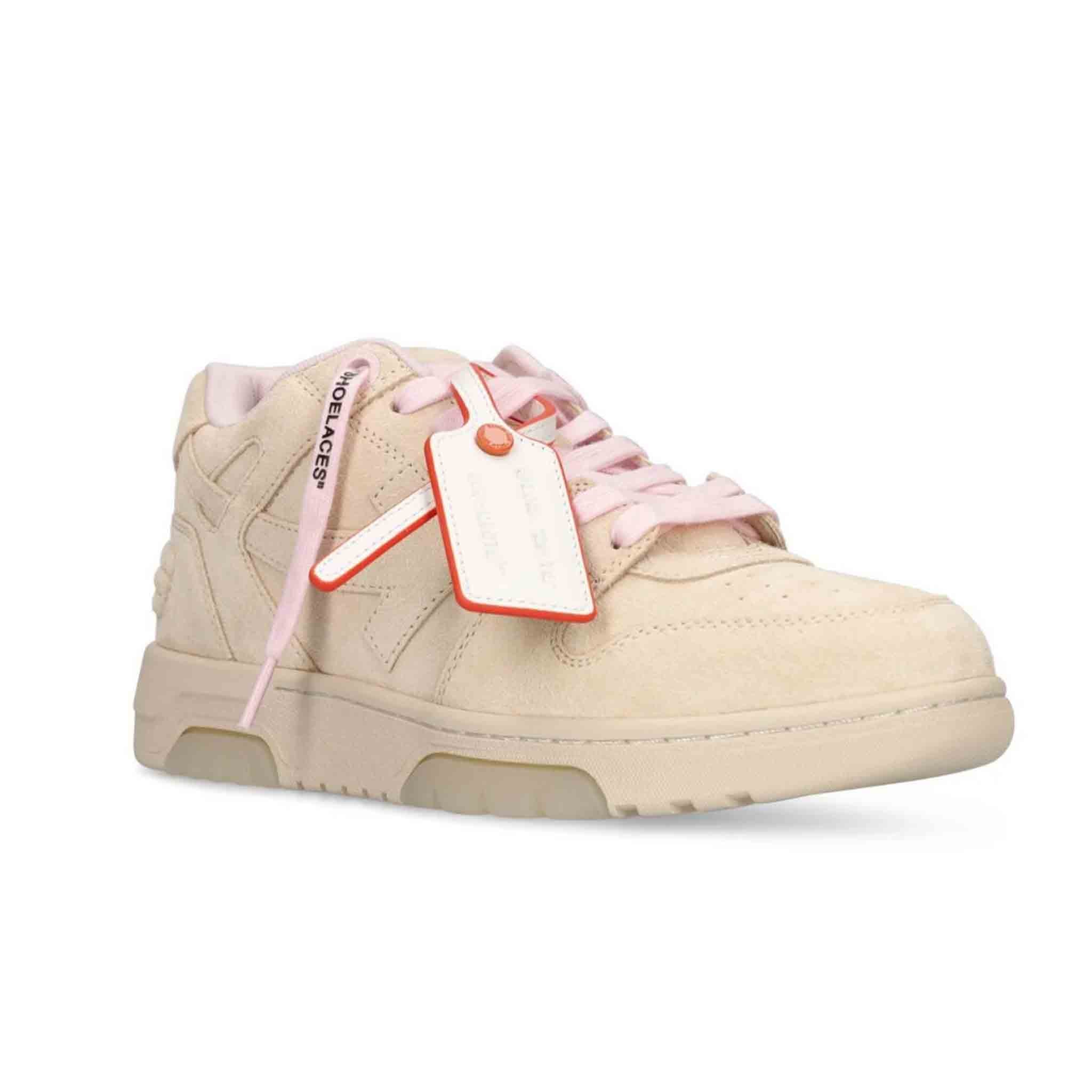 OFF-WHITE Out Of Office Suede in Beige/ Beige
