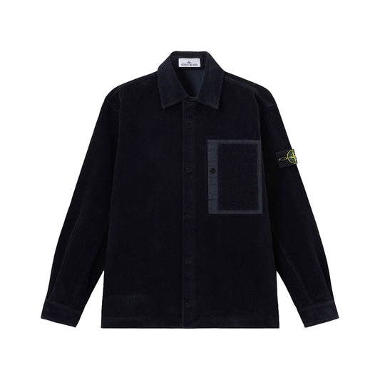 [Stone Island] Organic Cotton Corduroy 800 Overshirt
