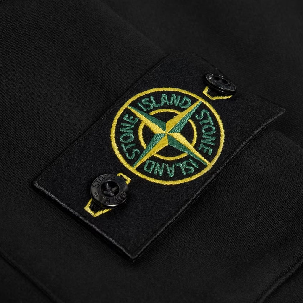 [Stone Island] Organic Cotton Fleece Slim Fit Sweatpants