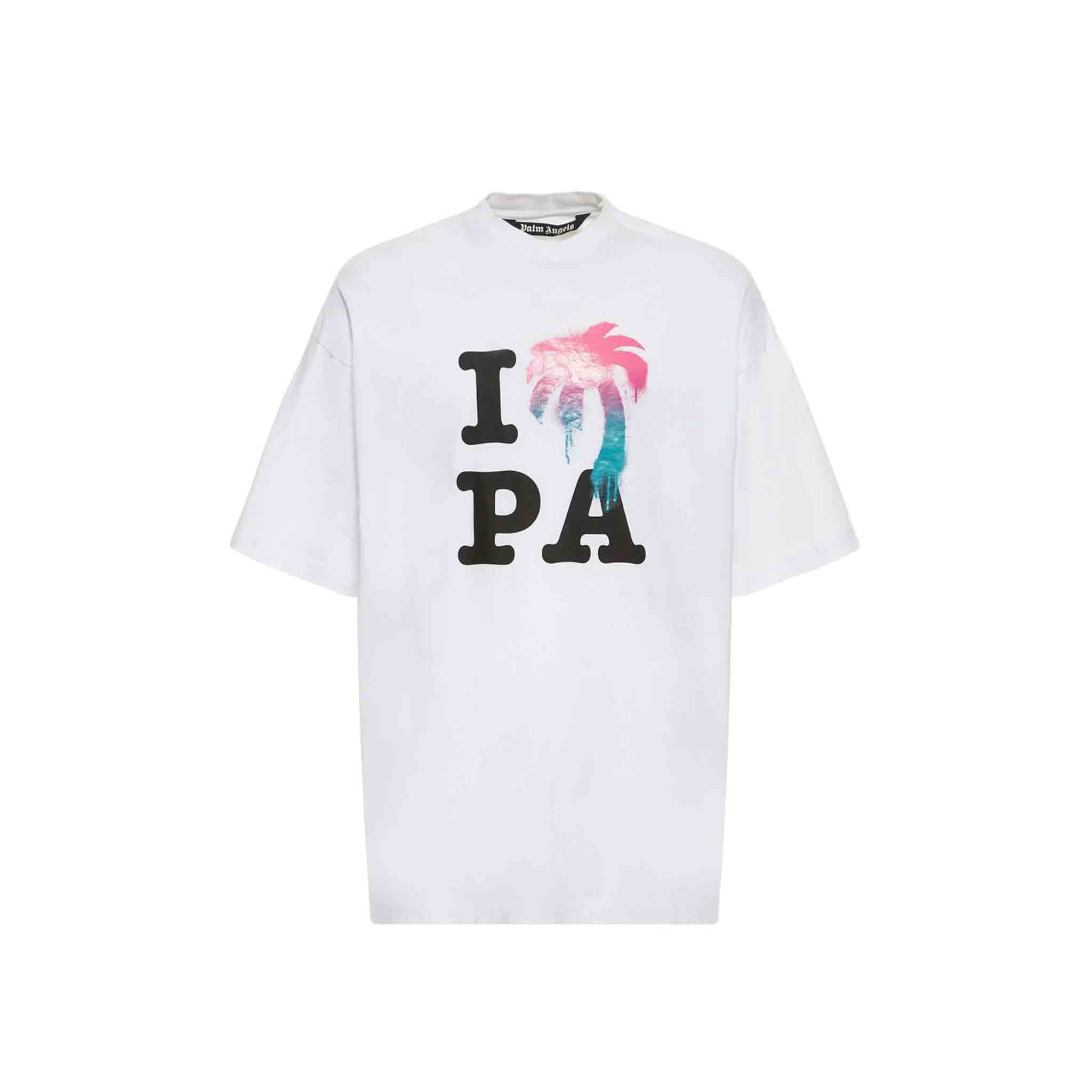 Palm Angels I Love PA Classic T-Shirt in White