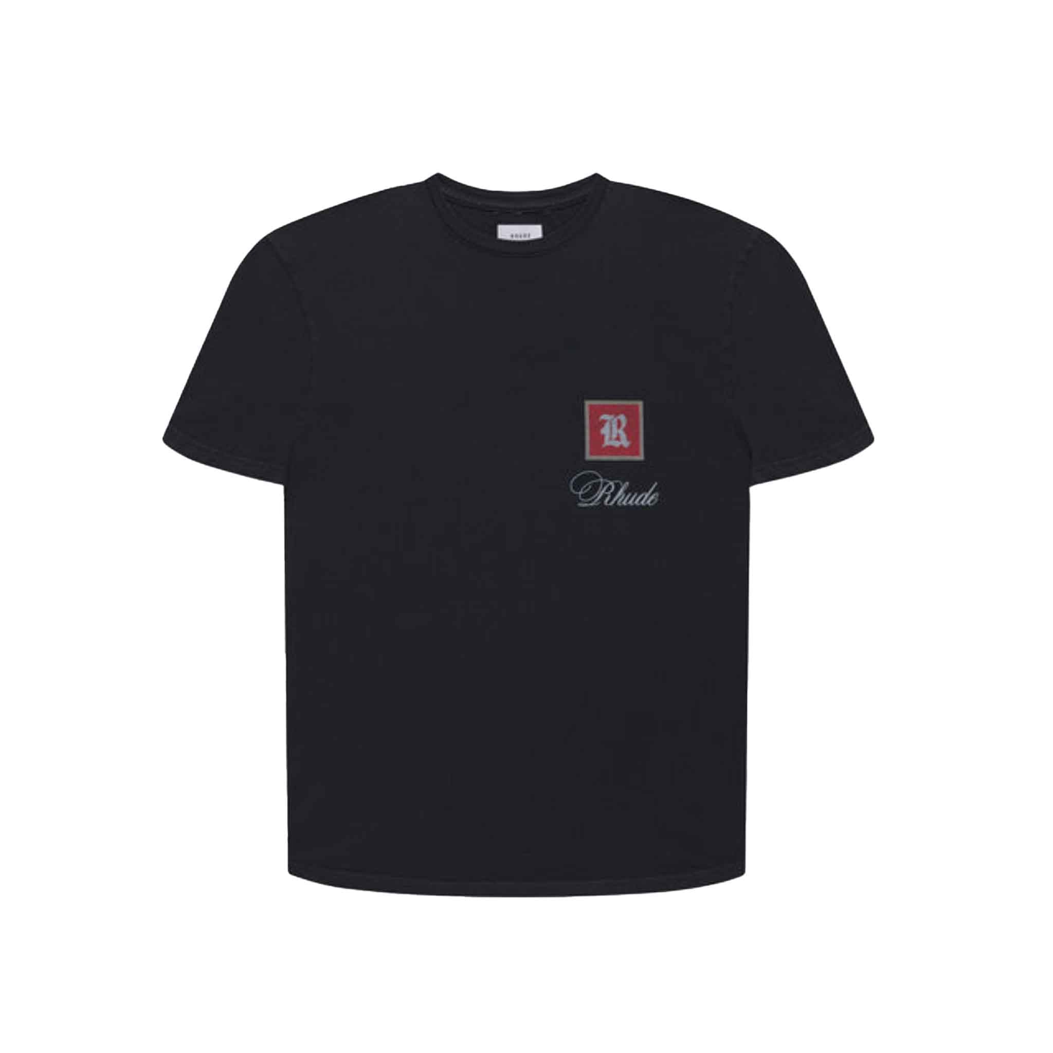 Rhude Monaco T-Shirt in Vintage Black