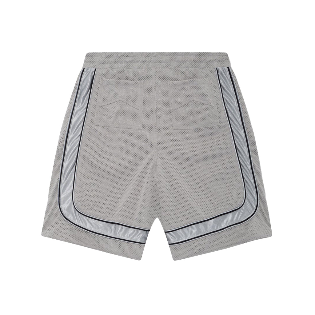 [Rhude] Baggy Mesh Collegiate Logo Shorts