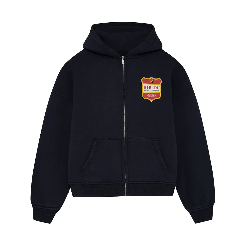 [Rhude] Filtaro Crest Zip-Up Hoodie