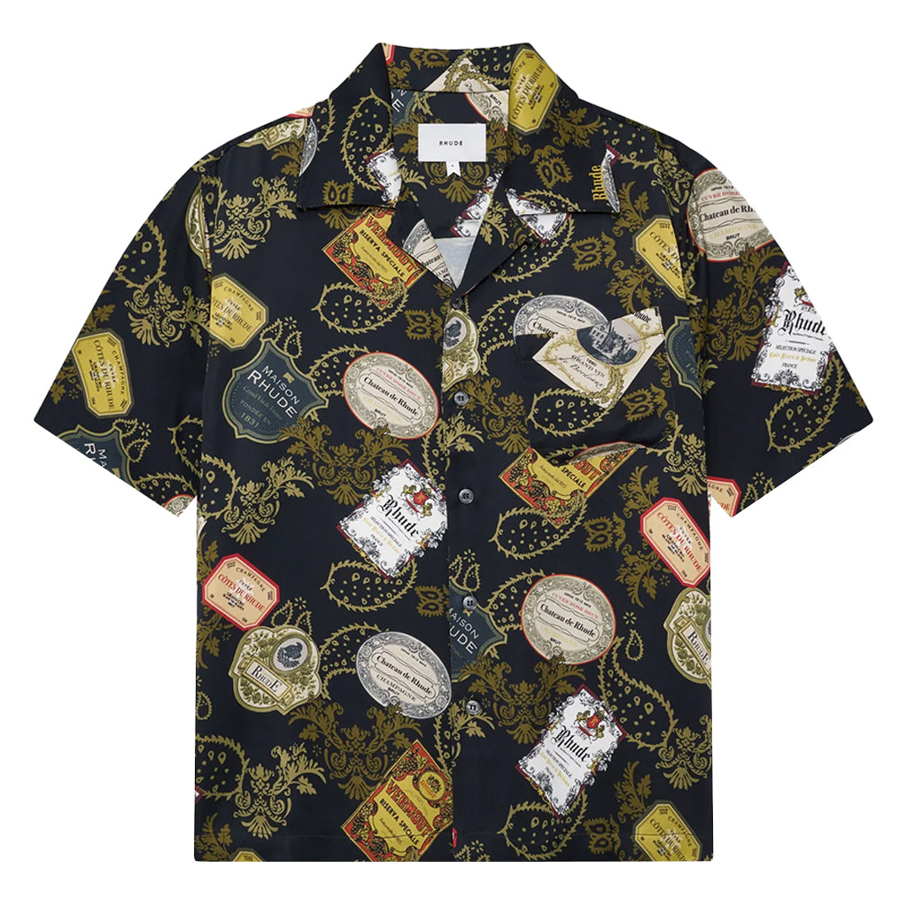 [Rhude] Vin Bandana Print Button-Up Shirt