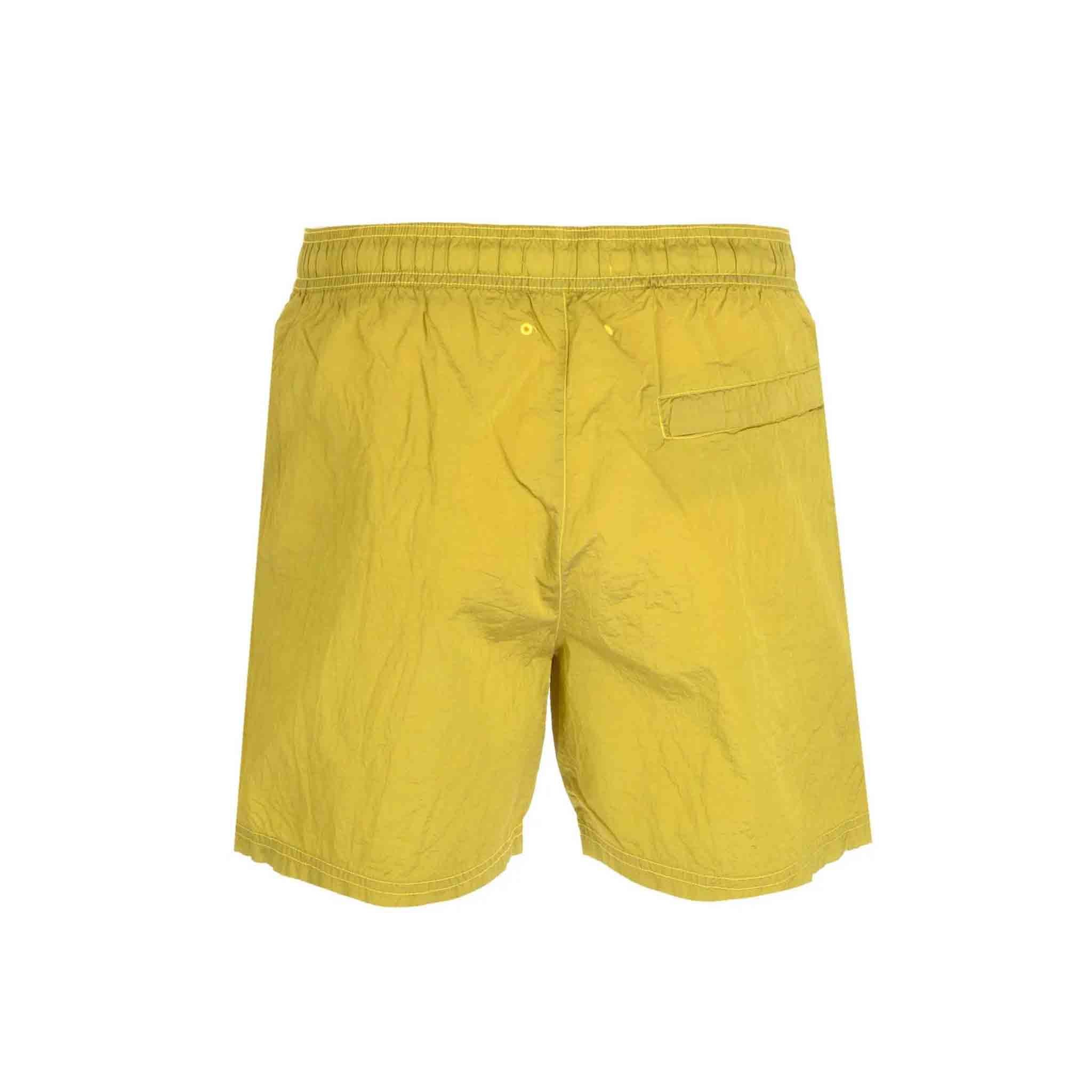 Stone Island Nylon Metal ECONYL Swimshorts In Yellow