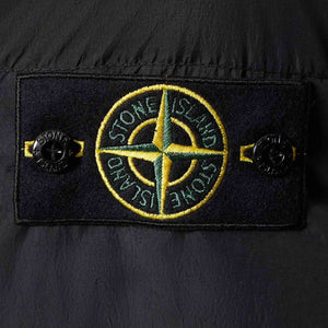 Stone Island Garment Dyed Crinkle Reps Quilted Down Jacket in Navy