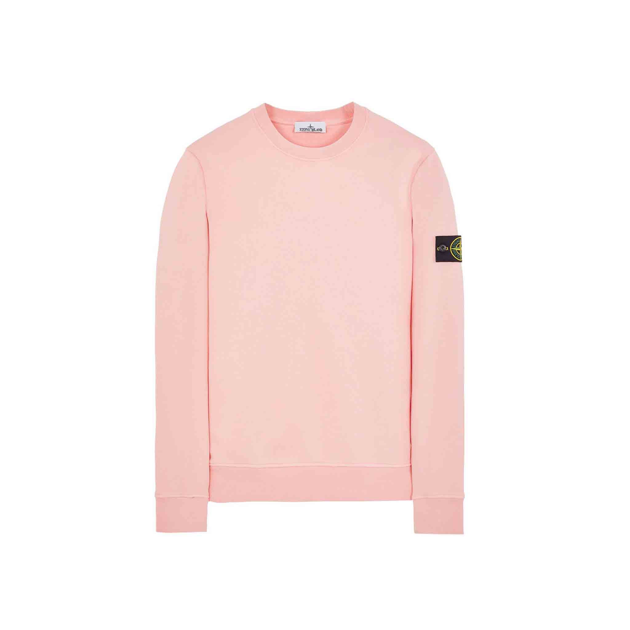Stone Island Crewneck Sweatshirt in Pink