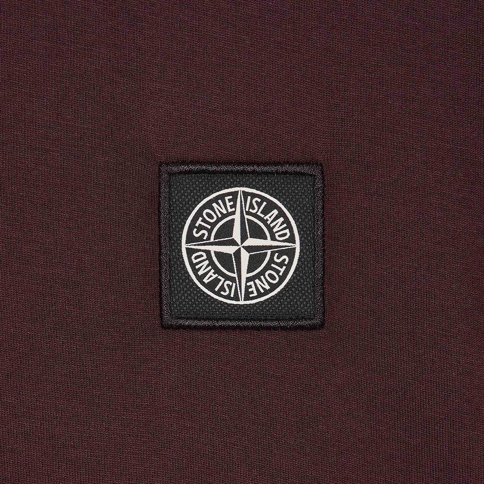 Stone Island Compass T-Shirt in Dark Burgundy