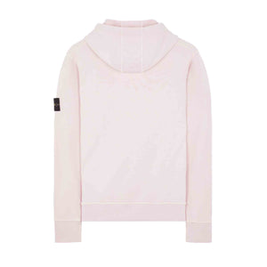 Stone Island Garment Dyed Hooded Sweatshirt in Pink