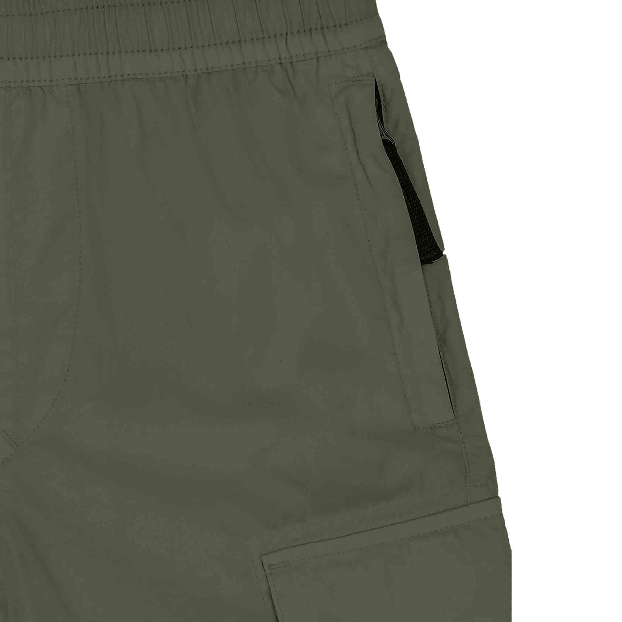 Stone Island Junior Cargo Trousers Cuffed Bottoms in Olive Green