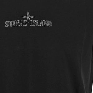 Stone Island "Stamp One" Print T-Shirt in Black