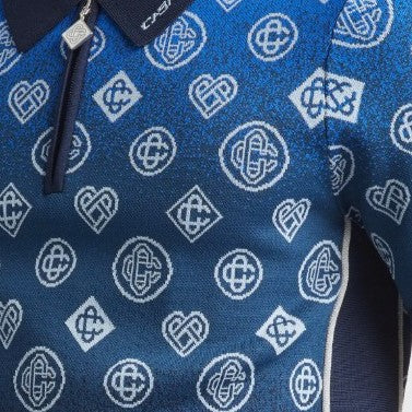 Casablanca Gradient Monogram Polo Shirt