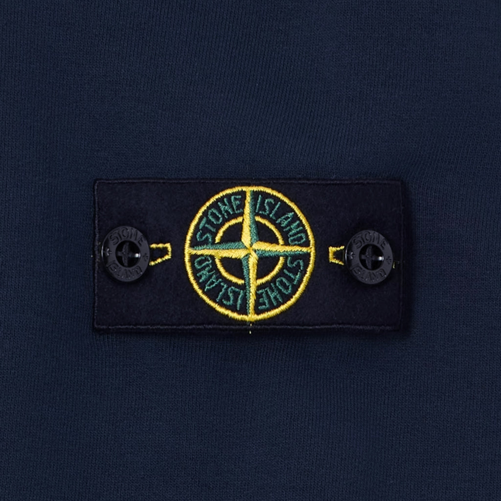 Stone Island Junior Cotton Fleece Crewneck Sweatshirt