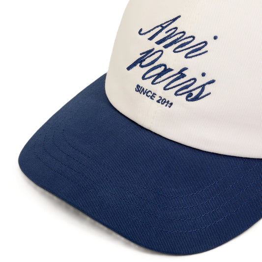 Ami Paris Cotton Bicolour Cap