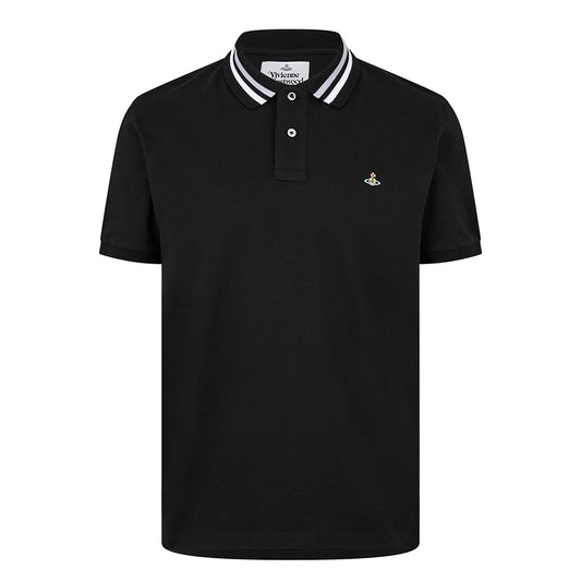 Vivienne Westwood Embroidered Logo Piqué Cotton Polo Shirt