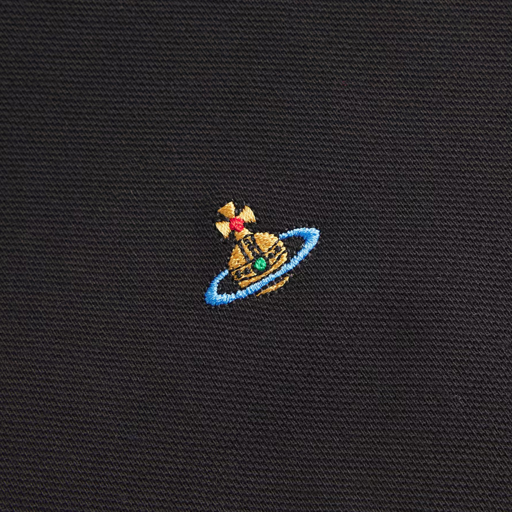 Vivienne Westwood Embroidered Logo Piqué Cotton Polo Shirt