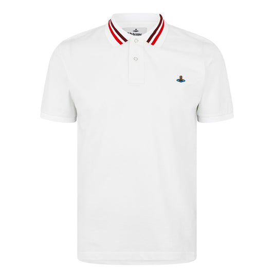 Vivienne Westwood Embroidered Logo Piqué Cotton Polo Shirt