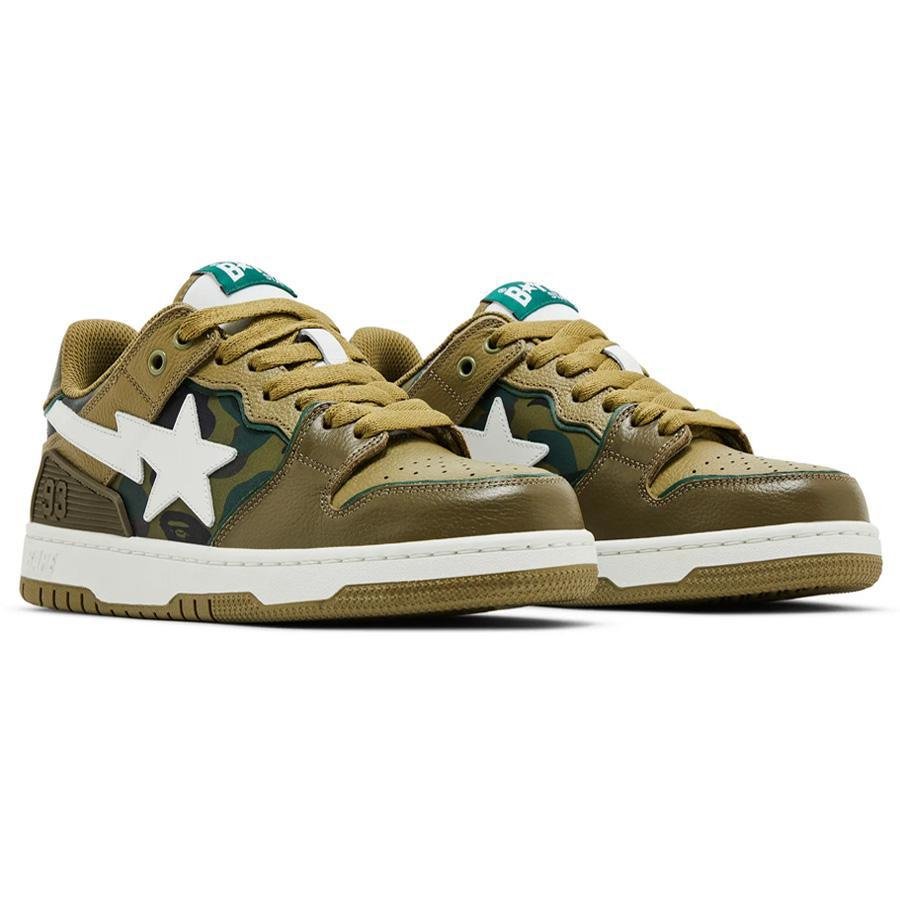A Bathing Ape Bape Sk8 Sta 4 in Olive DrabShoesA Bathing ApeDPUS Designer OutletAAH902474580793309826UK8A Bathing Ape Bape Sk8 Sta 4 in Olive Drab