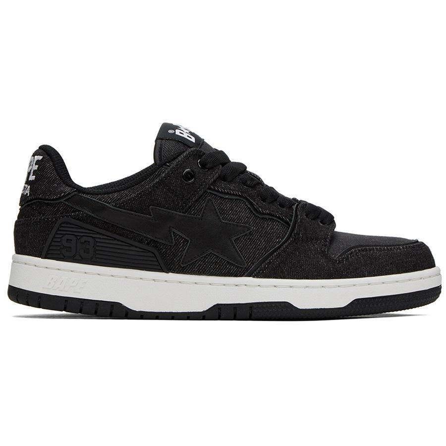 A Bathing Ape Bape Sk8 Sta Denim Sneaker in BlackShoesA Bathing ApeDPUS Designer OutletAAI832284580793378730UK8A Bathing Ape Bape Sk8 Sta Denim Sneaker in Black