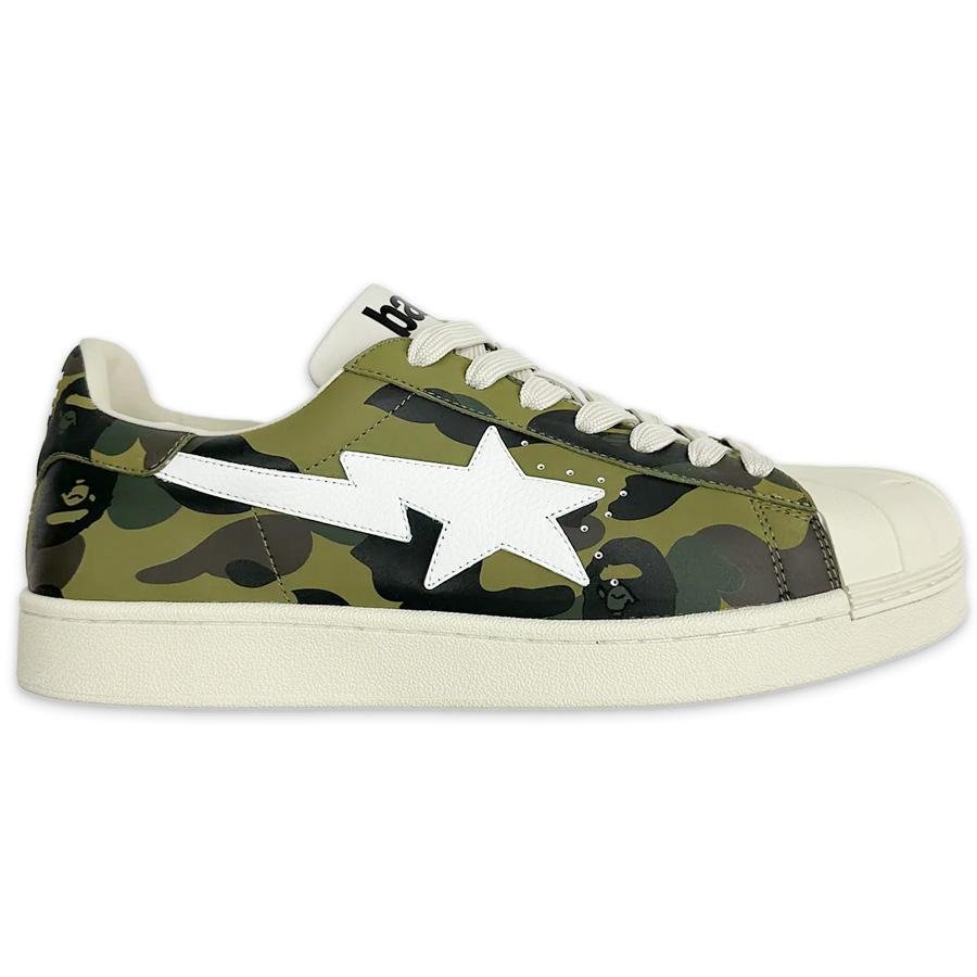 A Bathing Ape Skull Sta 1St Camo Sneaker in GreenShoesA Bathing ApeDPUS Designer OutletAAI832914580793379348UK7A Bathing Ape Skull Sta 1St Camo Sneaker in Green