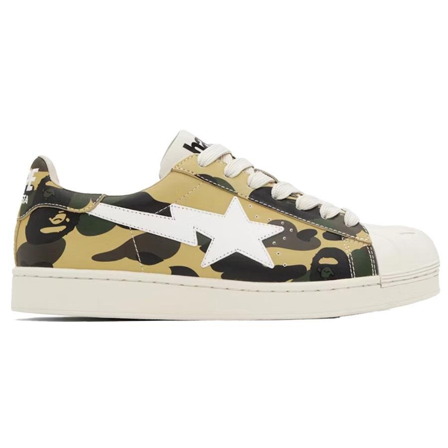 A Bathing Ape Skull Sta 1St Camo Sneaker in YellowShoesA Bathing ApeDPUS Designer OutletAAI833034580793379454UK8A Bathing Ape Skull Sta 1St Camo Sneaker in Yellow