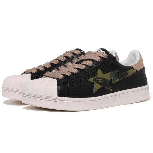 A Bathing Ape Skull STA Sneaker in BlackShoesA Bathing ApeDPUS Designer OutletAAG727744580793153153UK9A Bathing Ape Skull STA Sneaker in Black